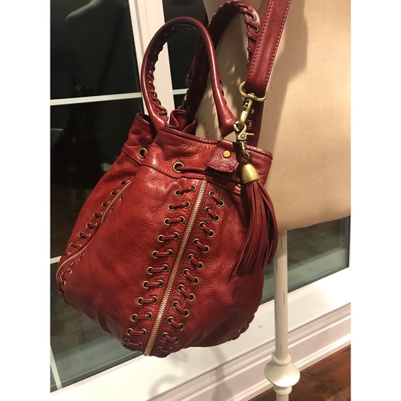 Rebecca Minkoff Bucket Bag - Burgundy/Red - Picture 4 of 8